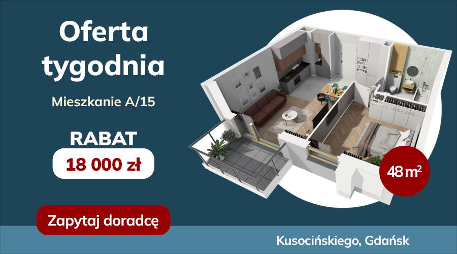 Oferta tygodnia! 2-pokojowe mieszkanie z rabatem 18 000 zł!13