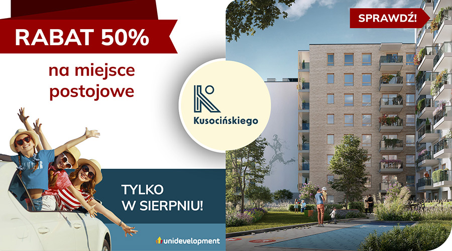 Tylko w sierpniu – 50% rabatu na miejsca postojowe!